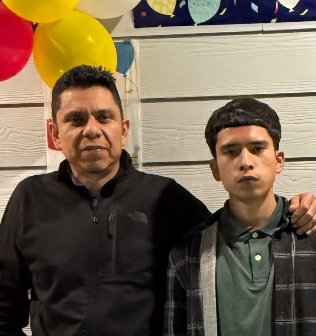 Oscar Martinez and his son Samuel, founders of Martinez Professional Construction in Austin, Texas