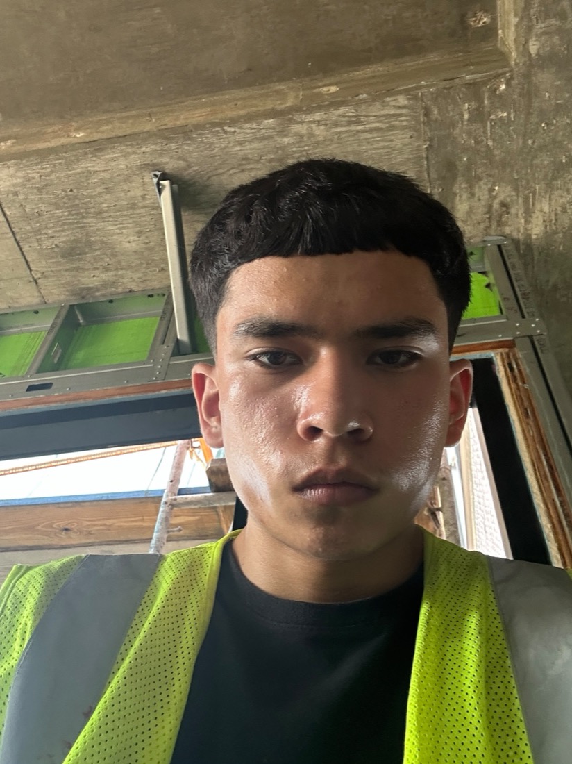 Martinez Professional Construction crew member on a commercial metal framing job site in Austin